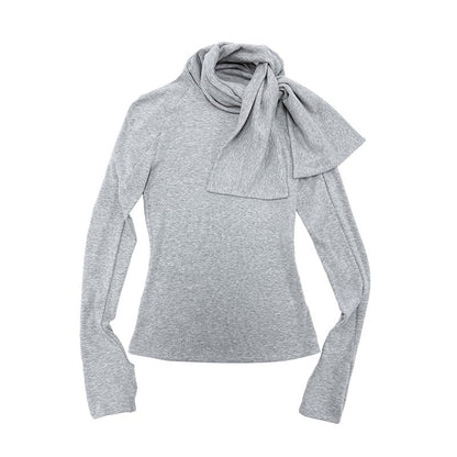 HOODED HALF-FINGER COTTON TOP