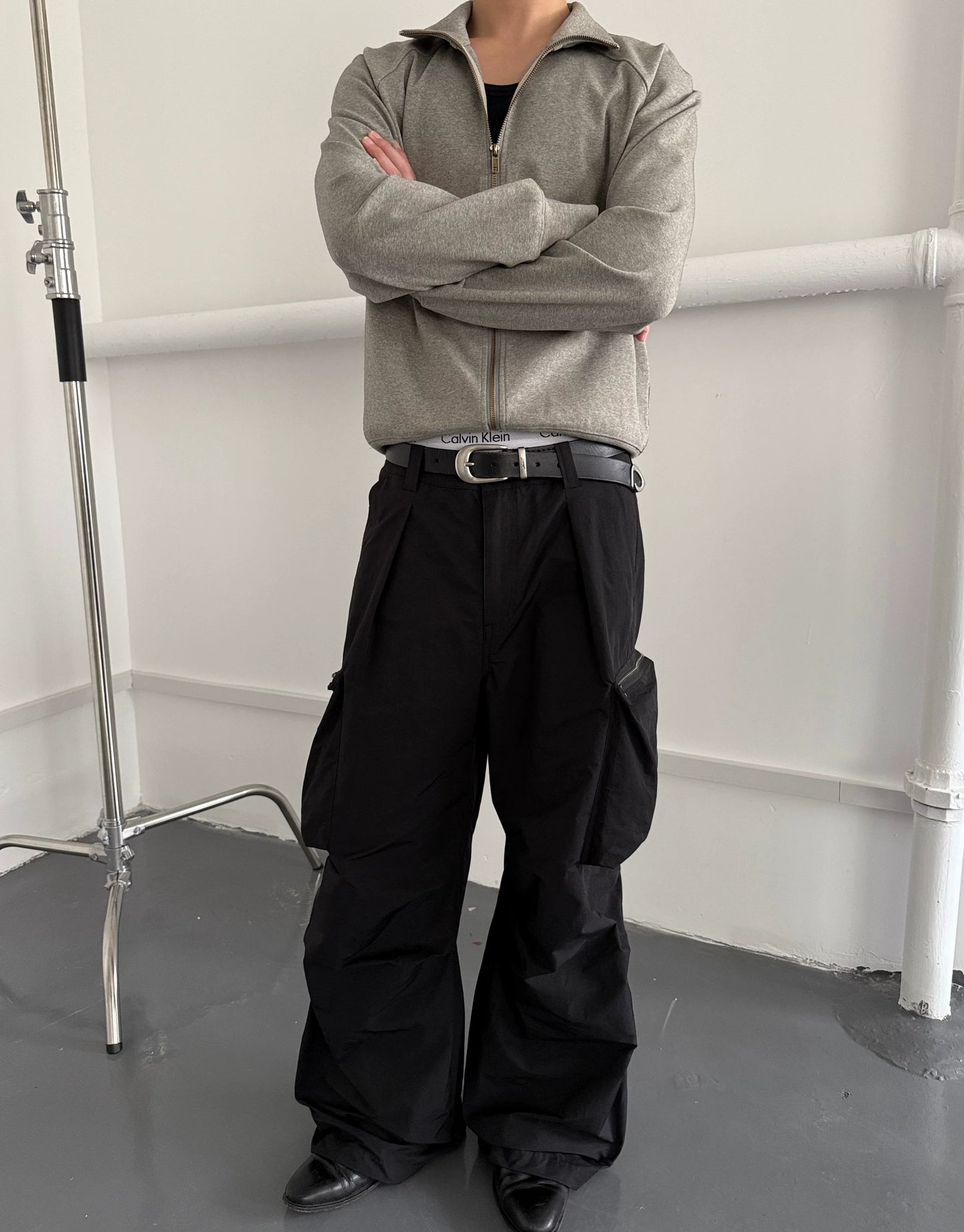 NYLON POCKET CARGO PANTS