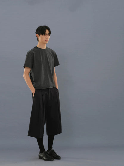 LINEN BLEND CASUAL SHORTS