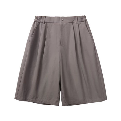TEXTURED CROPPED SHORTS
