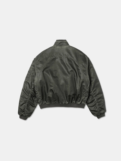 WASHED COTTON BOMBER JACKET