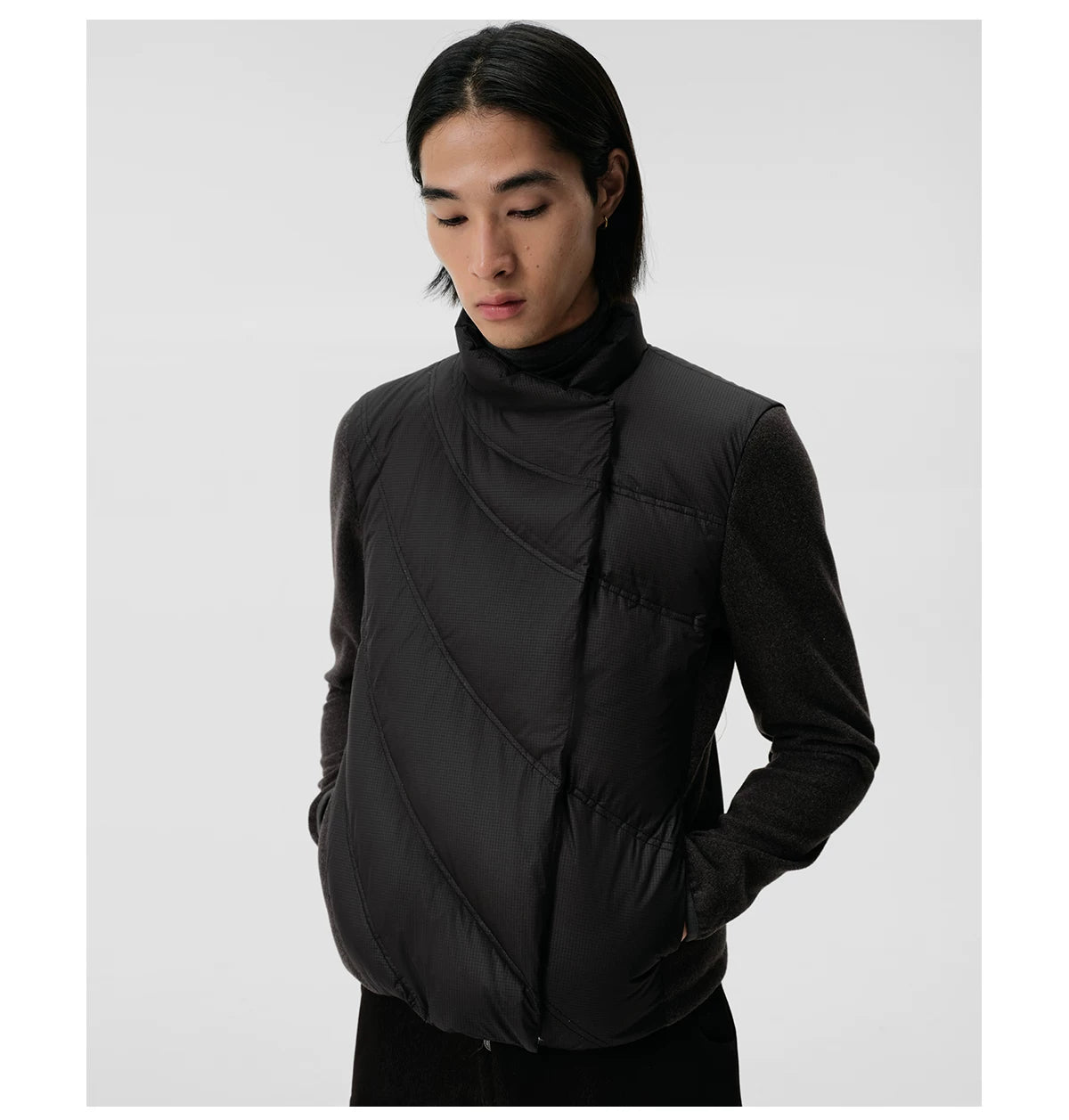 マグネットフロント ダウンジャケット
