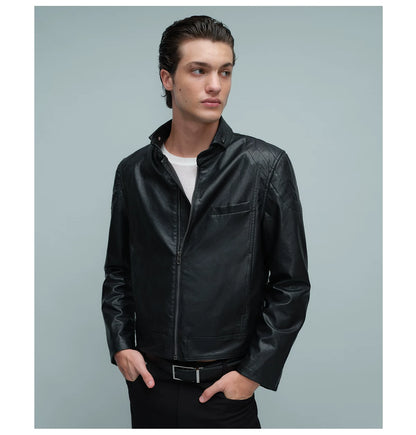 QUILTED SHOULDER BIKER JACKET ブラック 12