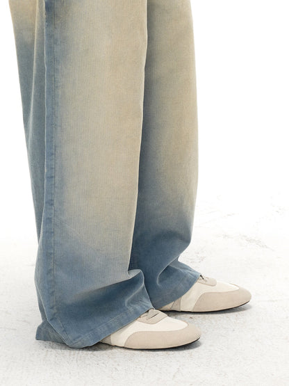 THIN-SOLE LEATHER TRAINER SHOES