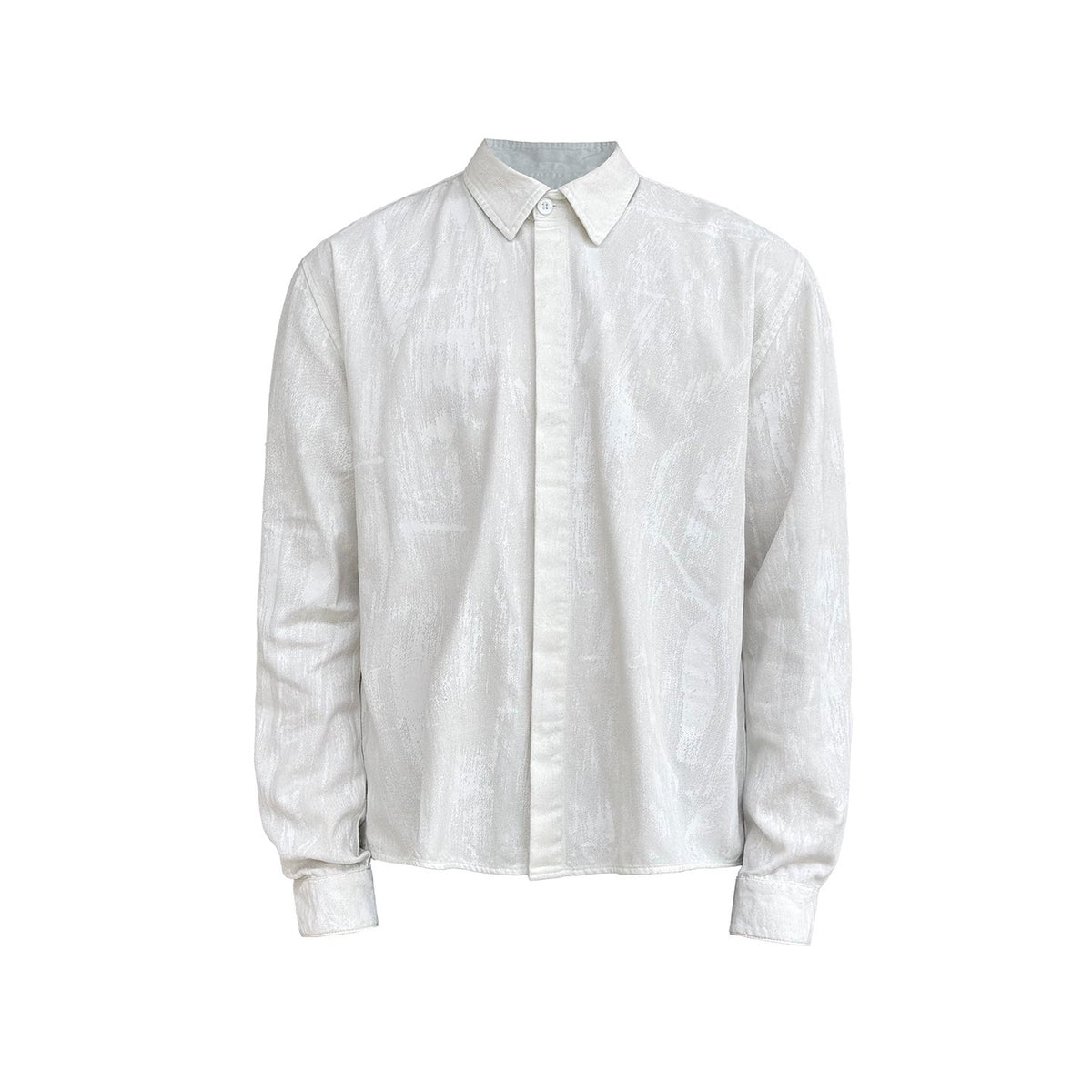 WAX-COATED COTTON SHIRT