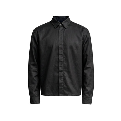 WAX-COATED COTTON SHIRT