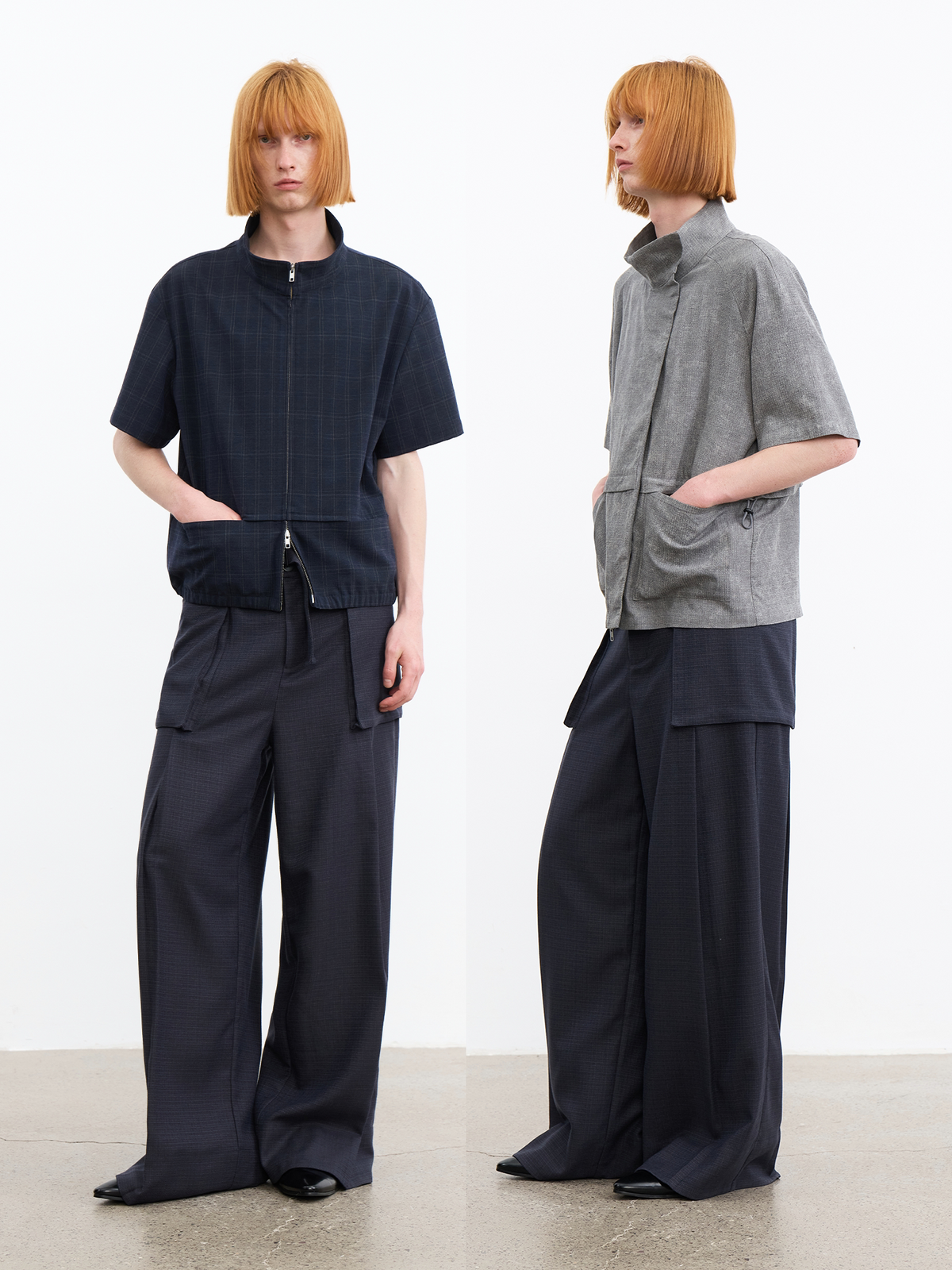 BELTED WIDE CARGO PANTS