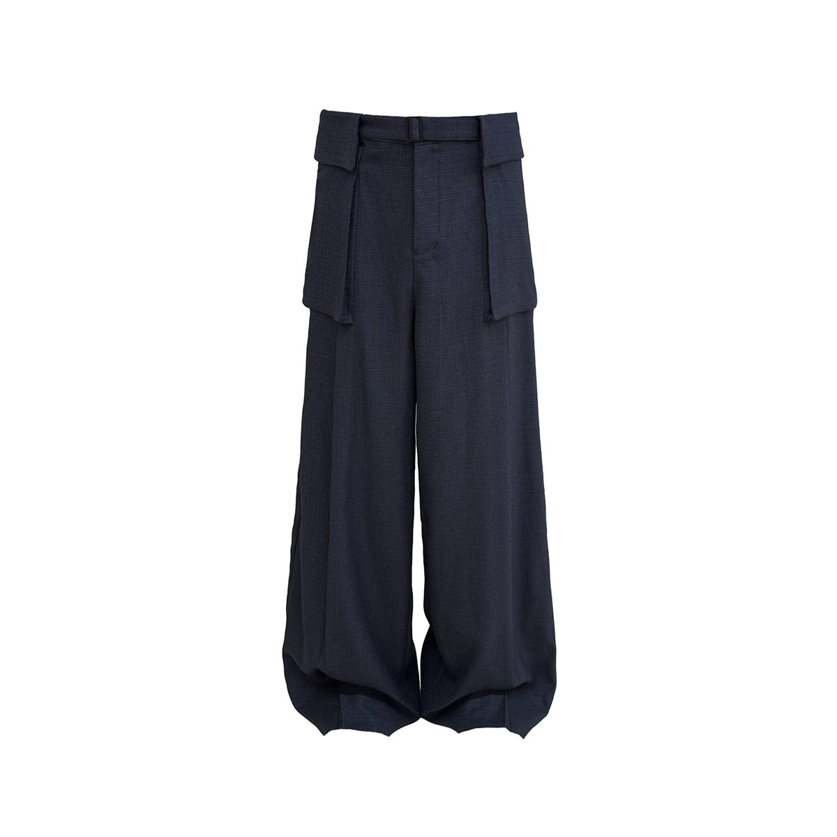 BELTED WIDE CARGO PANTS