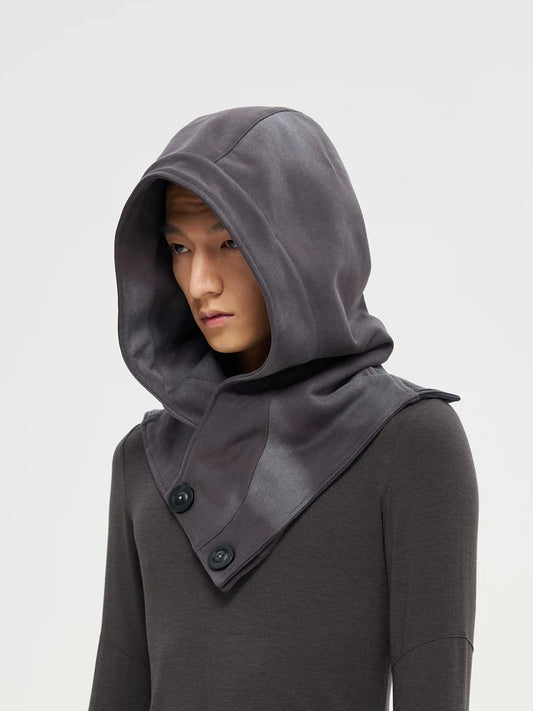WASHED BUTTON HOOD