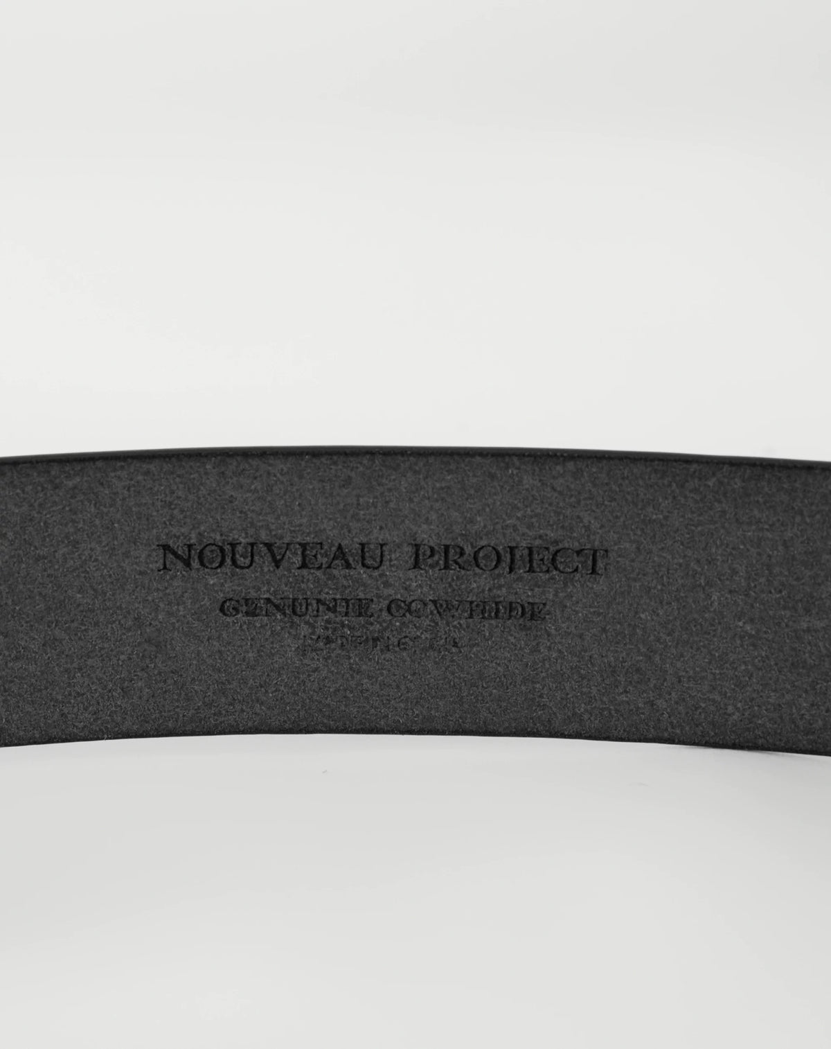 EMIL BELT 裏面とブランド刻印