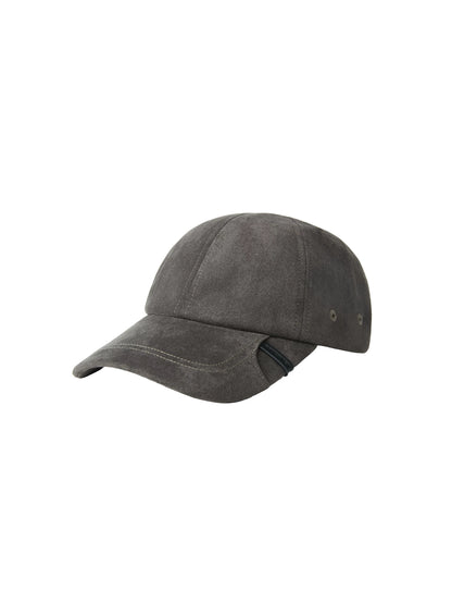 SUEDE NAP CAP ダークグレー 全体
