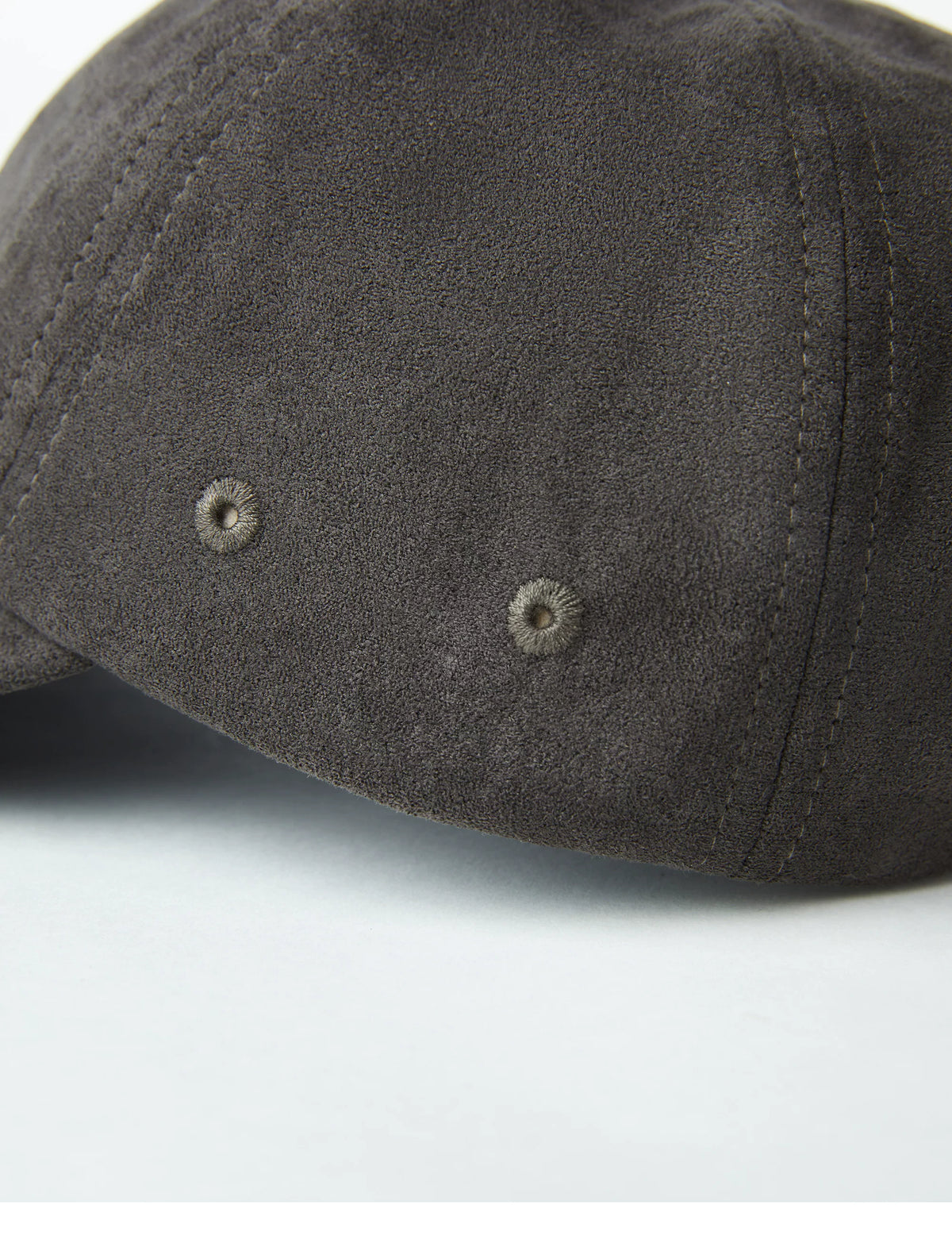 SUEDE NAP CAP フェイクスエード生地のディテール