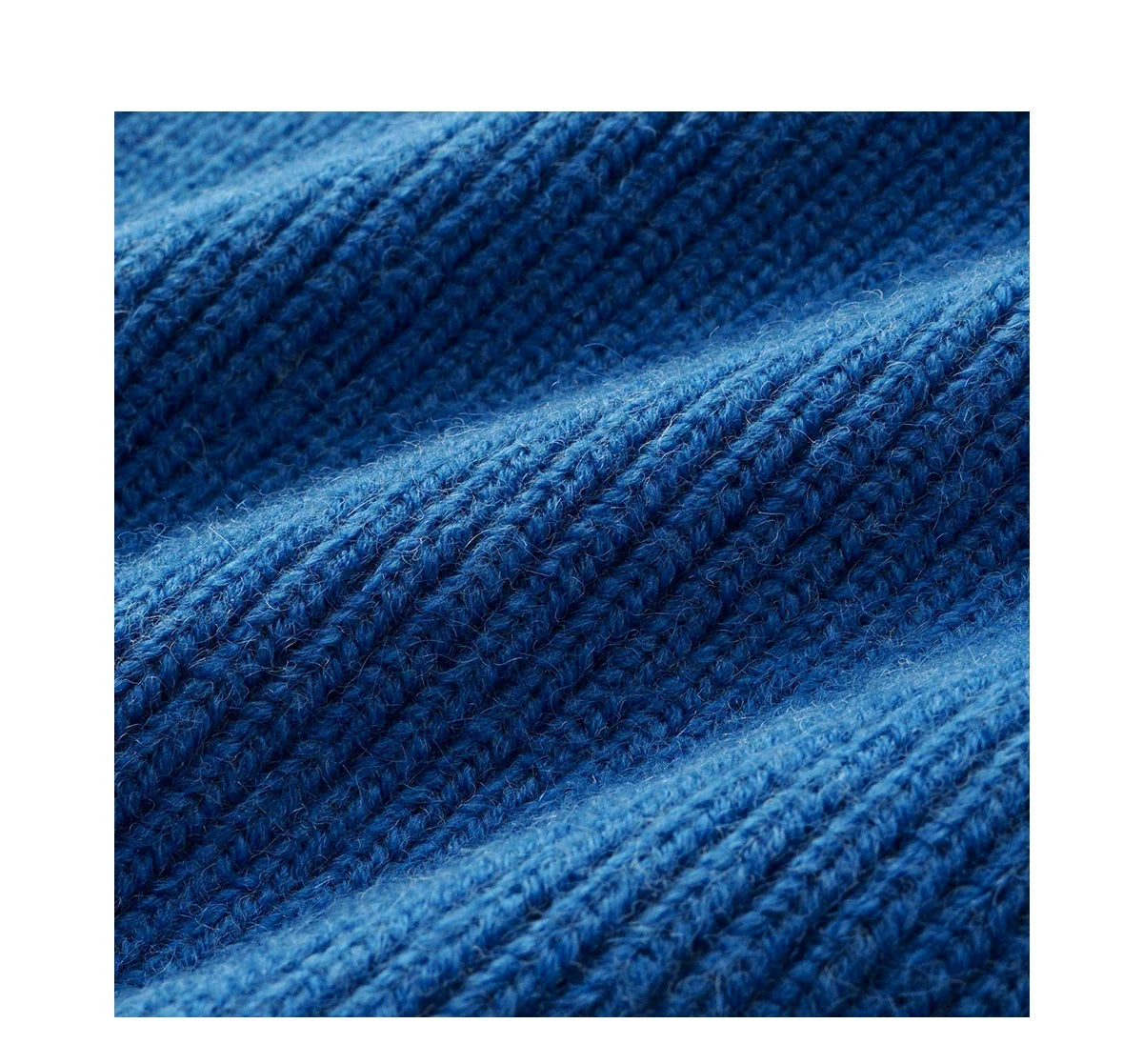 BLUE KNIT NECK WARMER