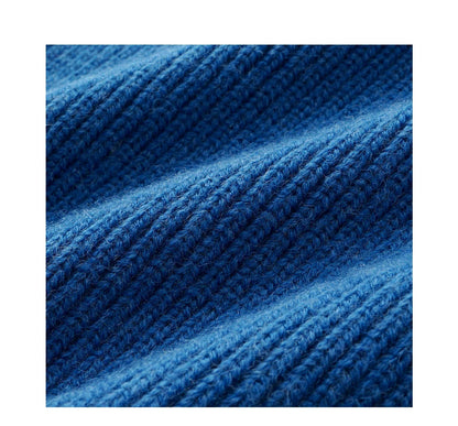 BLUE KNIT NECK WARMER