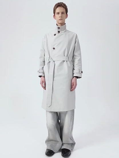 ADJUSTABLE BELT TRENCH COAT