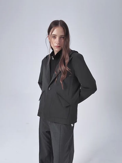 CASUAL HOODED JACKET SET