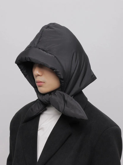 PADDED TIE HOOD