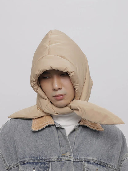 PADDED TIE HOOD
